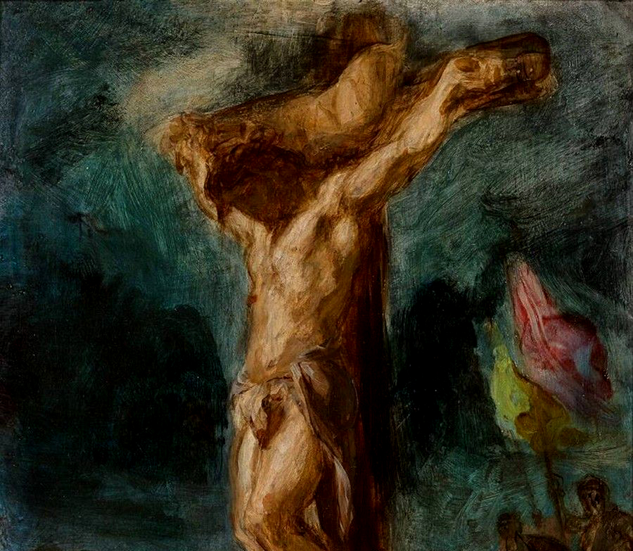 Delacroix Christ on the CrossCROPPED