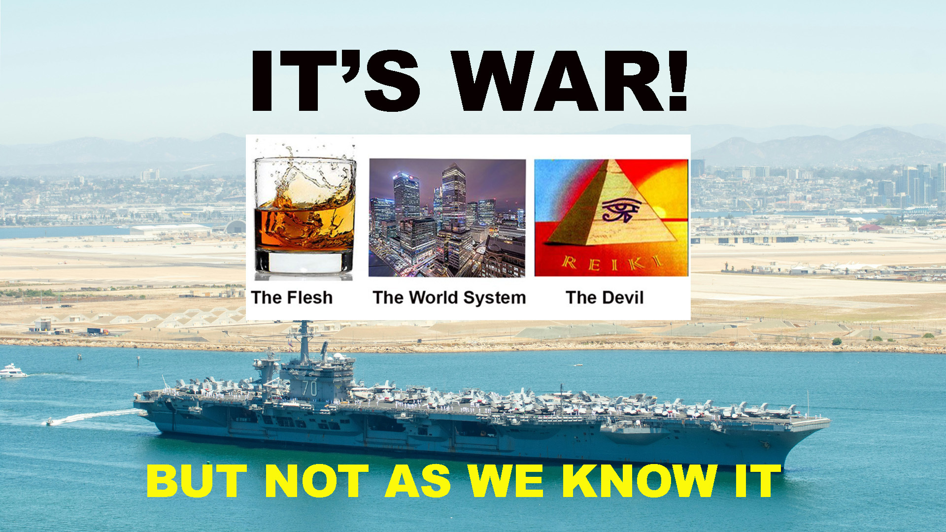 WAR BUT NOT AS WE KNOW IT